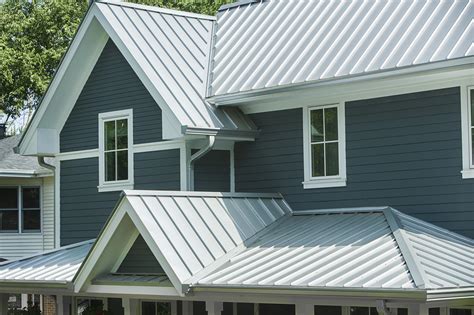 silver metal roof house colors|metal roof siding color combinations.